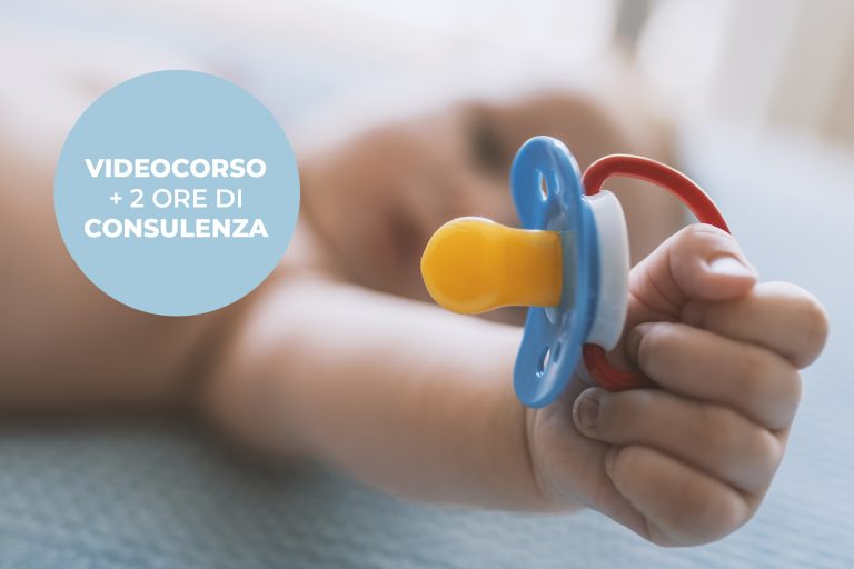 il videocorso con consulenza per togliere il ciuccio dell'educatrice elisabetta bettonte